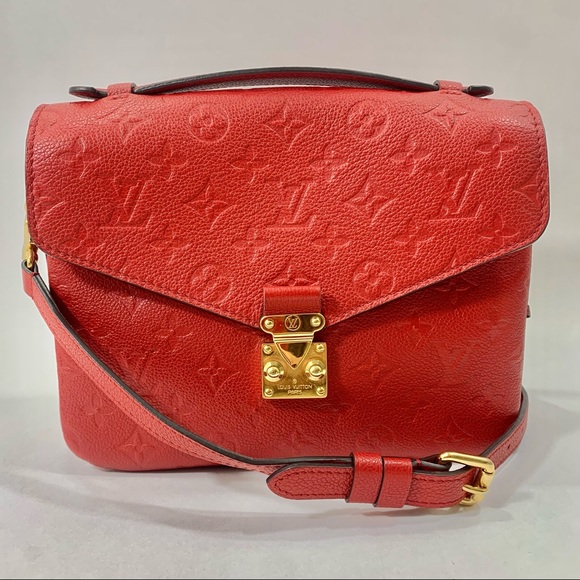 Louis Vuitton Red Pochette Métis - Picture 1 of 10
